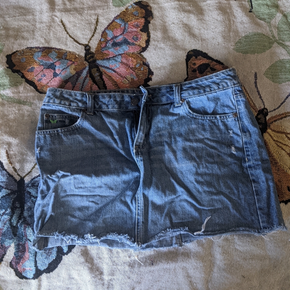 Aeropostale denim mini skirt